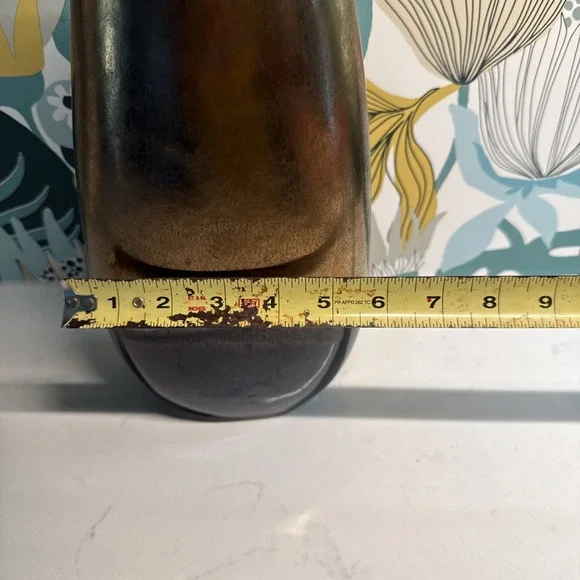 large‎ cooper vase raku style glossy cooper - Picture 4 of 8